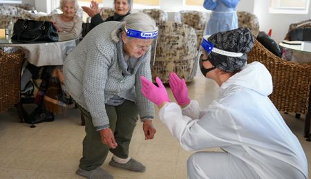 Tears of sadness – and some relief – as Covid-19 sweeps through old age homes