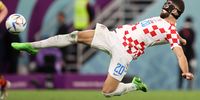 DOHA, QATAR - DECEMBER 01: Josko Gvardiol of Croatia during the FIFA World Cup Qatar 2022 Group F match between Croatia and Belgium at Ahmad Bin Ali Stadium on December 01, 2022 in Doha, Qatar. (Photo by Michael Steele/Getty Images)