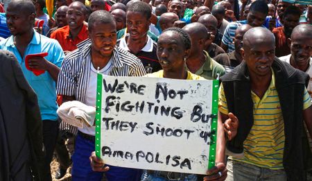 Murder and war talk as the killing fields move to Amplats