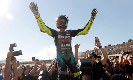 Valentino Rossi inducted into MotoGP Hall of Fame after final race