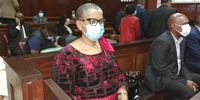 Former eThekwini mayor Zandile Gumede in the dock at the Durban High Court on 14 June 2021. Photo: Des Erasmus