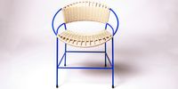 Woven Outdoor Dining Chair by Douglas and Douglas. Michelle Reynolds