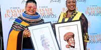 JOHANNESBURG, SOUTH AFRICA - MAY 18: Nothembi Mkhwebane &amp; Linah Ebony Ngcobo during Basadi In Music Awards CEO's Legends Luncheon at the Garden Venue on May 18, 2022 in Johannesburg, South Africa. The event recognized and celebrated female legends who have paved a way in the music industry. (Photo by Gallo Images/Oupa Bopape)