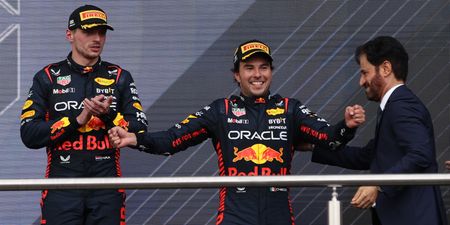 Sergio Pérez's Azerbaijan GP victory overshadowed by pit lane chaos investigation