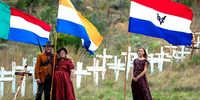 Crosses Planted At Witkruis Monument In Polokwane