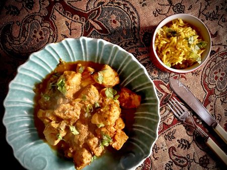 Quick and easy tamarind fish curry