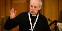  Archbishop of Canterbury Justin Welby addresses General Synod delegates during the debate on gay marriage at The Church House on February 08, 2023 in London, England.  (Photo by Leon Neal/Getty Images)