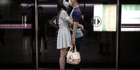 WUHAN, CHINA - JUNE 07: (CHINA OUT)A couple hug in the subway station  in on June 7, 2020 in Wuhan,Hubei Province,China.Wuhan has seen its urban life gradually get back to normal following encouragement from local city management to open up street-stalls. Since January, China has recorded more than 81,000 cases of COVID-19 and at least 3200 deaths, mostly in and around the city of Wuhan, in central Hubei province, where the outbreak first started. (Photo by Getty Images)