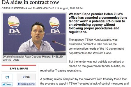 Analysis: DA vs Sunday Times - who stuffed up?