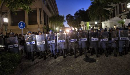 11 arrested after violence erupts in Cape Town protest