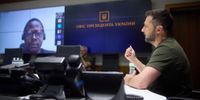 President of Ukraine Volodymyr Zelensky speaks to journalists virtually across the African continent on 4 August 2022. (Photo: Supplied)