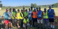 The volunteers of Bosmont Parkrun. This is where I recently completed my 100th Parkrun, welcomed at the finish Koeksisters and coffee! Image: Mark Heywood