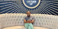Dedani Mkhize at his new business, Gold Ace Cuts and Curls, upmarket hair salon and café in Pietermaritzburg. (Photo: Supplied)