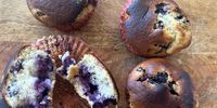 The Kasi Cook’s blueberry coconut muffins. (Photo: Ray Mahlaka)<br>