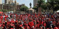 Economic Freedom Fighters supporters protest during a march in Pretoria against State Capture on 2 November 2016. (Photo: Gallo Images / Beeld / Felix Dlangamandla)