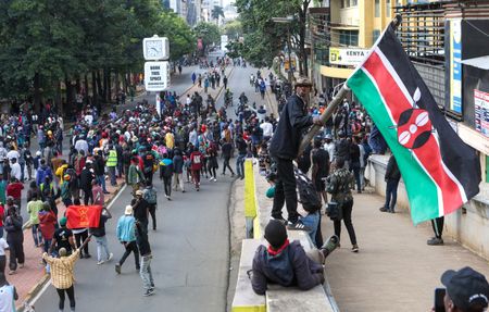 At least 10 people hospitalized with gunshot wounds in Nairobi protests