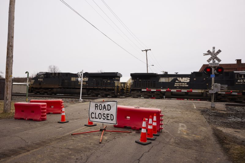 Angry Ohio townspeople seek answers on train's toxic spill