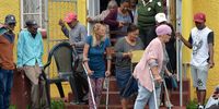 Residents from Elizabeth Stuurman and Adcock Old Age Homes in Nelson Mandela Bay, Eastern Cape arrive for a meeting with the municipality's safety and security department,<br>(Photo: Deon Ferreira)