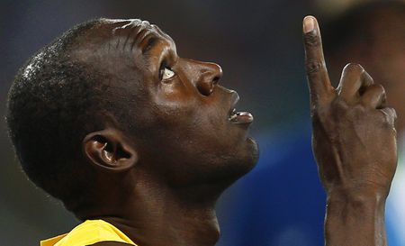 Forget the hat-trick, it’s a Bolt-trick as Usain takes gold in the 100m again