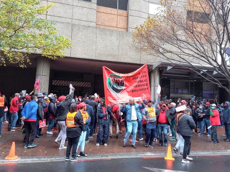 SARS workers picket for salary increases ahead of nationwide strike