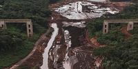 View of the railway bridge one year after the Brumadinho dam burst disaster in Brumadinho, Minas Gerais, Brazil, 22 January 2020 (issued 24 January 2020). At least 270 people died when on 25 January 2019 one of mining giant Vale's dams in an iron mine in the jurisdiction of Brumadinho collapsed and a river with mineral residues and mud buried the company's facilities and various homes in rural areas. A year after the tragedy, eleven people are still missing and the feeling of anguish remains among the survivors and relatives of the victims.  (Photo: EPA-EFE / Antonio Lacerda)