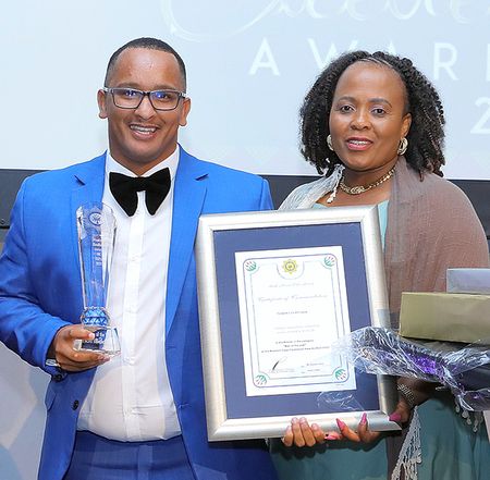 Swift arrests after killing of fellow policeman earn Constable Kwayo Louw the Man of the Year accolade