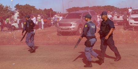 Joshlin Smith accused bail hearing sees violence flare, police attacked outside court