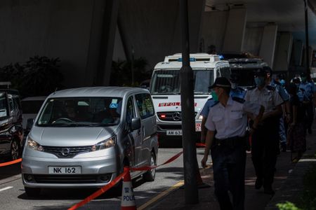 Hong Kong court denies bail to first person charged under new law