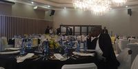 The poorly attended gala dinner. Photo: Ferial Haffajee