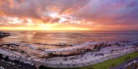 Sunset over Sea Point, Spring 2021</p>
<p>