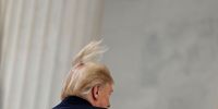 WASHINGTON, DC - JANUARY 09: U.S. President Donald Trump walks up the steps of the U.S. Capitol to attend the weekly Republican Senate policy luncheon January 09, 2019 in Washington, DC. Trump is meeting with GOP lawmakers to shore up their resolve and support for his proposed border wall with Mexico as the partial federal government shutdown drags into a third week. (Photo by Chip Somodevilla/Getty Images)