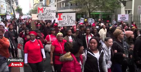 South African women march for their lives