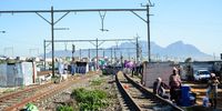 Informal structures on the railway line in Philippi on the Cape Flats, Cape Town on 11 June 2021. (Photo: Gallo Images / ER Lombard)