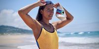 Capetonian marathon swimmer, musician and mother-of-three Carina Bruwer is planning to attempt a<br>21km crossing of Nelson Mandela Bay in Port Elizabeth, in support of Muzukidz, an organisation that offers<br>underprivileged children the opportunity to learn the violin. Photo supplied