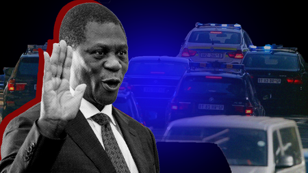 Watch – Paul Mashatile’s blue light brigade is back in the spotlight