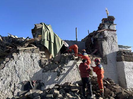 Powerful earthquake kills nearly 100 in Tibet, rattles Nepal