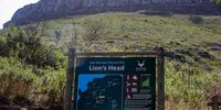 Entrance to Lion’s Head hiking trial. 29 November 2023. (Photo: Shelley Christians)