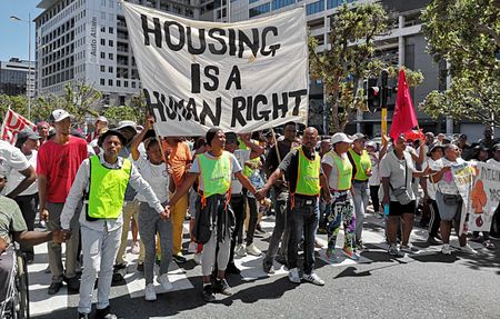 State of the nation — housing rights activists march against 'abuse' of landless people in Cape Town