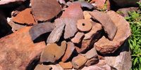 Pieces of pottery were among the items excavated from the Thulamela settlement, which dates back at least 400 years. (Photo: Lucas Ledwaba / Mukurukuru Media)