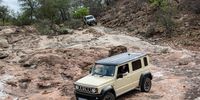 The new Jimny traverses rocky river beds. (Photo: Suzuki Auto SA)