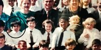 Zohran Mamdami (circled) in 1998, aged 6 or 7, at the St George's Grammar 150th birthday celebration.<br>(Photo: Julian Cameron / St George's Grammar)