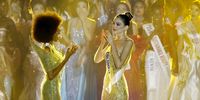 Miss Colombia Catalina Duque (R) reacts as she wins the title of the Miss International Beauty Pageant 2025 in Tokyo, Japan, 27 November 2025. Representatives from 80 countries and regions took part in the beauty contest. EPA/FRANCK ROBICHON