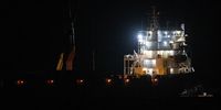 The Russian registered cargo ship, Lady R, anchored in the Simons Town Naval Base on December 08, 2022 in Simons Town, South Africa. It is reported that it is not clear why the ship anchored at Simons Town Naval Base. (Photo by Gallo Images/Die Burger/Jaco Marais)