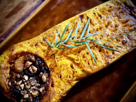 What’s cooking today: Caramelised butternut boats