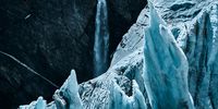 Ice Towers. To show future generations the splendour of the glaciers that once shaped our Alps, I photographed them from their most intimate side. Each picture tells a specific story of a glacier's characteristics. Together they form a construct that documents the diversity, the complex shapes and structures, as well as the unique colour of the glaciers. This series is a homage to the landscape I have learned to love, but which is disappearing in front of my eyes. This body of work is a portrait of this majestic but fragile and ephemeral world of ice. © Niklas Eschenmoser, Switzerland, Shortlist, Professional, Landscape, 2021 Sony World Photography Awards