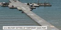 The United States military is to open a pier for humanitarian aid in Gaza. (Photo: YouTube)