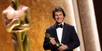  Honoree Tom Cruise poses onstage during the 16th Governors Awards at The Ray Dolby Ballroom on November 16, 2025 in Hollywood, California. (Photo by Kevin Winter/Getty Images)