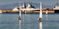 Windless autumn days in Simon's Town.<br>