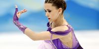 epa09731347 Kamila Valieva of Russia performs in the Women Single Skating Short Program of the Figure Skating Team Event at the Beijing 2022 Olympic Games, Beijing, China, 06 February 2022.  EPA-EFE/HOW HWEE YOUNG