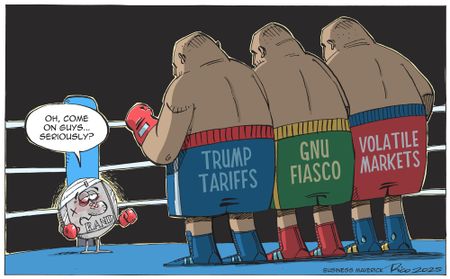 Below the currency belt